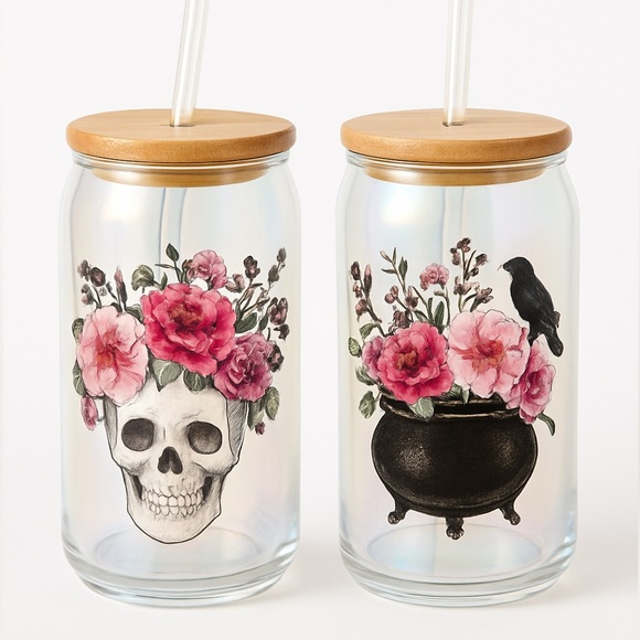 fig and fern Other - Fig and Fern chic goth tumbler set